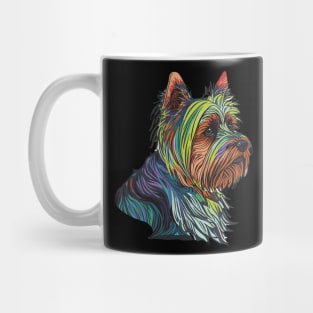 Yorkshire Terrier Dog Art Mug